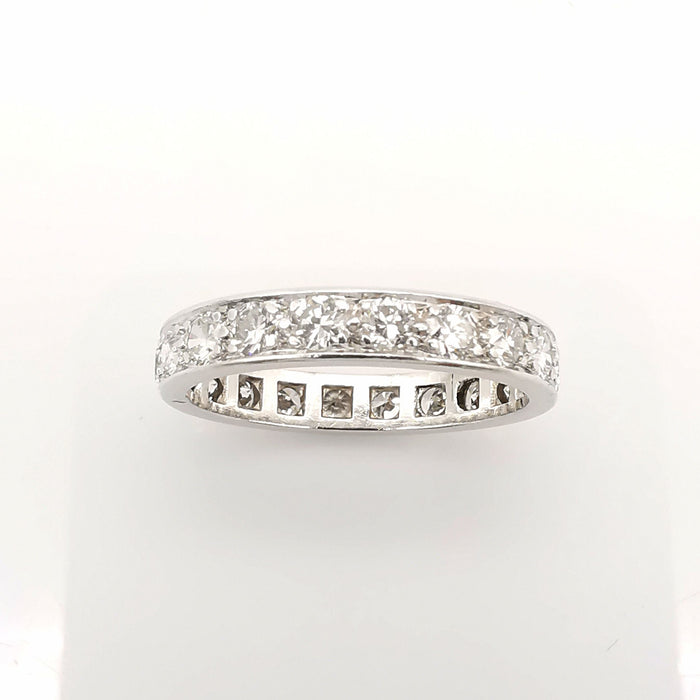 Anillo de matrimonio Americano platino diamantes