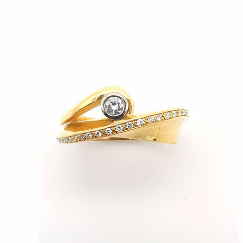 Bague 55 Bague or & diamants 58 Facettes