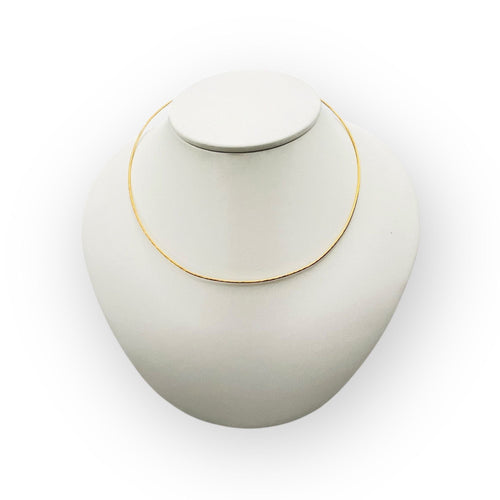 Collier Collier câble or jaune 40 cm 58 Facettes 149062580