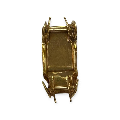 Pendentif Pendentif voiture vintage en or jaune 750 avec rubis 58 Facettes 330088743