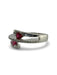 Bague 54 Bague or rubis et diamants 58 Facettes