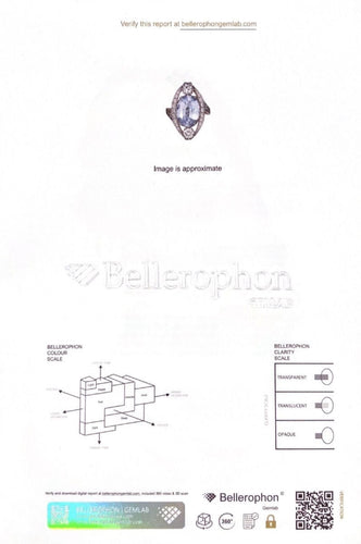Bague 53 Bague Belle Époque en or jaune et blanc 18k, saphir de Ceylan et diamants 58 Facettes