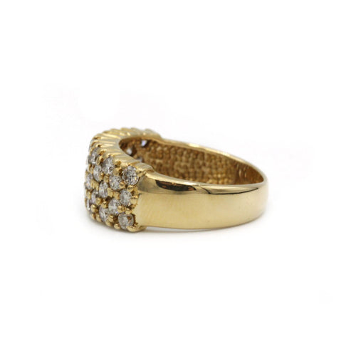 Bague 51 Bague - Or jaune et diamants 58 Facettes 1065