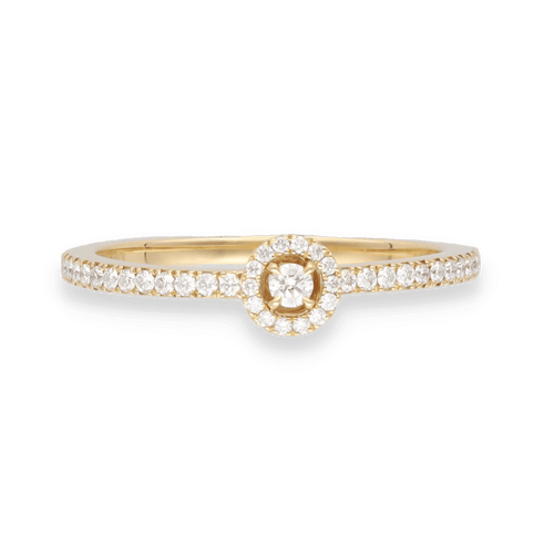 Bague 56 Bague Messika Joy XS – Or Jaune 18k – 0,20 ct de Diamants G-VS – Full Set 2023 – Taille 56 58 Facettes FB10992