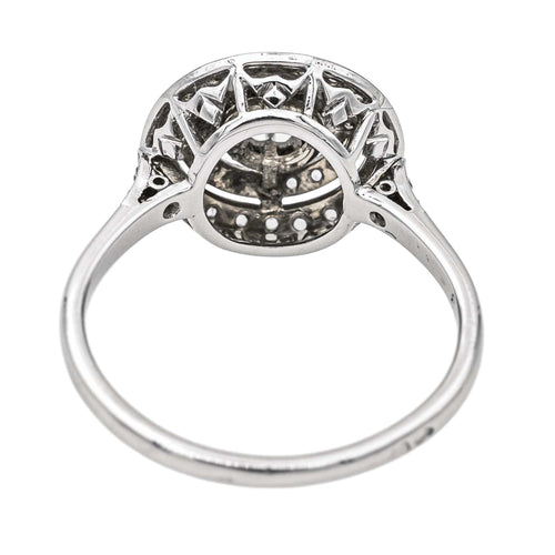 Bague 51 Bague  Marguerite Platine, Or blanc Diamant 58 Facettes 3789789CN