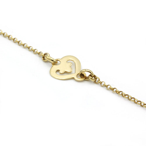 Bracelet Bracelet Coeur de Légende OJ PERRIN Or jaune 58 Facettes 1117