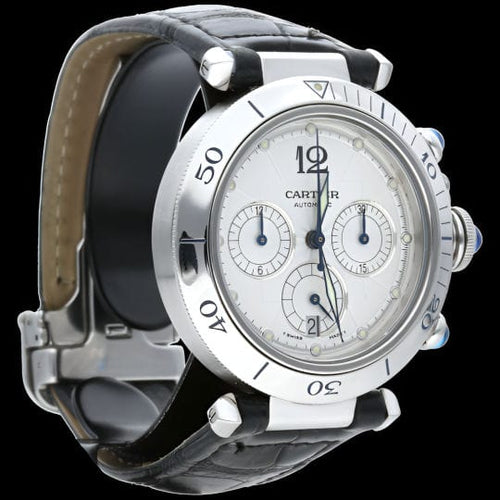 Montre Cartier Montre Pasha Chronograph 58 Facettes MT42513
