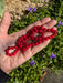 Collier Collier choker corail rouge fermoir or 58 Facettes