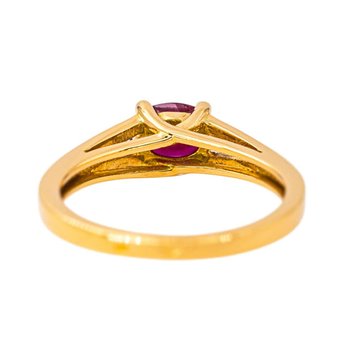 Bague 52 Bague  Or jaune Rubis 58 Facettes 4421485RV