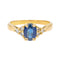 Bague 53 Bague Or jaune Saphir, Diamant 58 Facettes 3683065CN