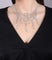Collier Collier plastron articulé en or gris et diamants 58 Facettes 259085