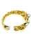Bracelet GILBERT ALBERT. Bracelet or jaune 18K et perles 58 Facettes