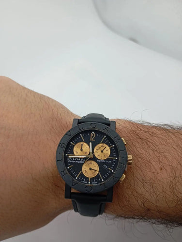 Montre Montre Bulgari Carbongold BB38CLCH Édition Limitée 58 Facettes 17221