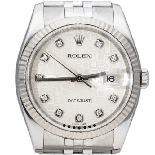 Montre Rolex Montre Date Just 36 58 Facettes MT43268