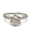 Bague 51 Solitaire or blanc et diamant 1,40 ct 58 Facettes 1176