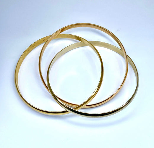 Bracelet CARTIER - bracelet Trinity en or jaune, rose , blanc signé et numéroté 58 Facettes AB388