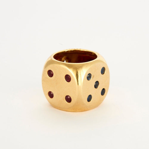 Bague Bague Dé à jouer 58 Facettes LP681