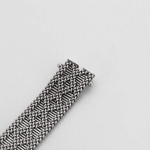 Bracelet Bracelet en or gris articulé 58 Facettes CHA0871