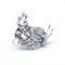 Broche Broche or blanc platine et diamants 58 Facettes 190142R