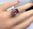 Bague 49 Bague en or blanc, tourmaline rose et diamants 58 Facettes AB613