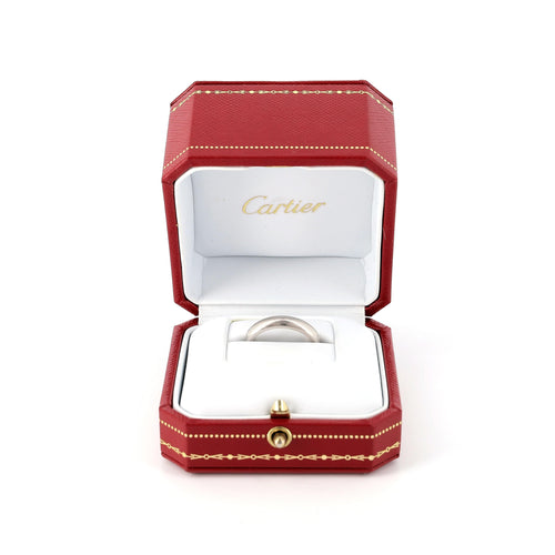 Bague 56 CARTIER - Alliance en platine 58 Facettes 66448