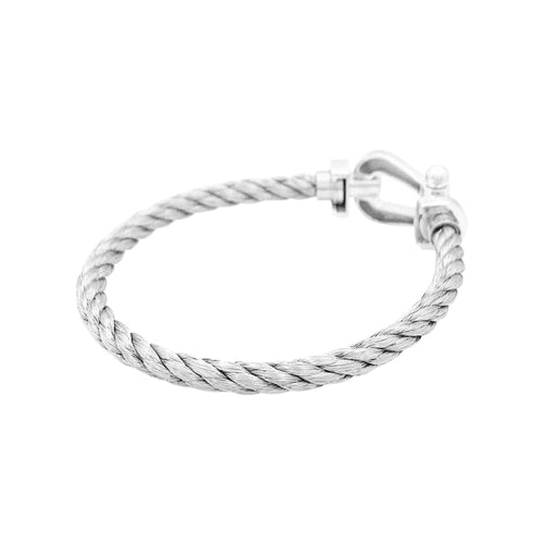 Bracelet Bracelet Fred, "Force 10", or blanc, acier. 58 Facettes 34977