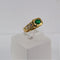 Bague Bague Or jaune Emeraude et Diamants 58 Facettes