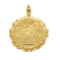 Pendentif Pendentif Porte Souvenir ouvrant en or jaune à motif de fleurs 58 Facettes ALB1894