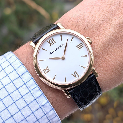 Montre CHOPARD - Montre Classic Or Rose Réf. 163154-5201 + Boîte + Manuel 58 Facettes