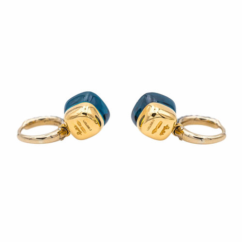 Boucles d'oreilles Pomellato Boucles d'oreilles Nudo Or rose Topaze, Diamant 58 Facettes 4174325RV