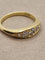 Bague 44 Bague anglaise en or jaune et diamants taille ancienne 58 Facettes