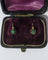 Boucles d'oreilles Boucles d’oreilles dormeuses anciennes or rose, malachite 58 Facettes