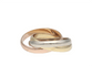 Bague 52 CARTIER - Bague trinity 3ors 58 Facettes 4123