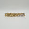 Bracelet Bracelet or blanc et jaune 18 carats serti de diamants 58 Facettes