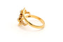 Bague 54 Bague en or jaune sertie de perles 58 Facettes 20443