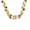 Collier Chaîne giletière en or jaune, péridot, citrine, grenat, améthyste 58 Facettes ROD3925