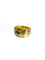 Bague 54 Bague saphir et diamants en or jaune 18 carats 58 Facettes
