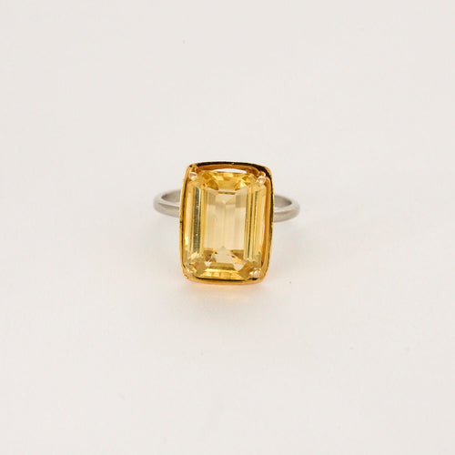 Bague 55 Bague Citrine 58 Facettes LP1173