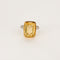 Bague 55 Bague Citrine 58 Facettes LP1173