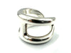 Bague HERMES - bague collection osmose, argent GM 58 Facettes