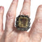 Bague 55 Bague début en or et argent avec saphir et citrine 58 Facettes Q133B (950)