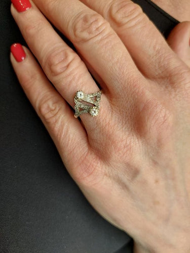 TOI ET MOI Diamants Art-Nouveau 58 Facettes 083651