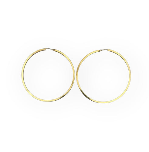 Boucles d'oreilles Grandes créoles or jaune 58 Facettes 149054862