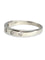 Bague 54 Alliance or blanc et diamants 0,15 ct 58 Facettes 1178