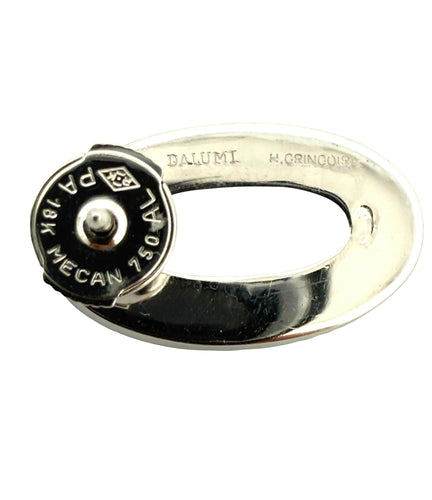 Boucles d'oreilles Parure collier et boucles d’oreilles or blanc et diamants 58 Facettes