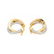 Boucles d'oreilles Boucles d'oreilles  Créoles  Or jaune, Or blanc 58 Facettes 4815899CN