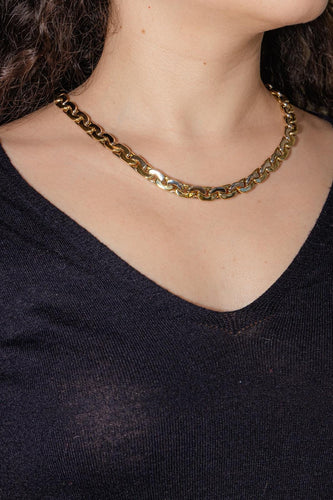 Collier Collier Maille haricot Or jaune 58 Facettes 4285550CN