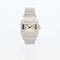 Montre Cartier - Montre Santos Galbée cadran ivoire chiffres romains bracelet acier 58 Facettes