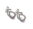 Boucles d'oreilles Boucles d'oreilles en platine avec diamants 58 Facettes
