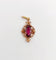 Pendentif Pendentif or rose, grenat taille navette (circa 1900) 58 Facettes A06252